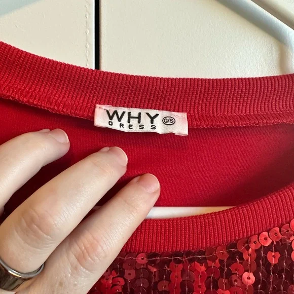 Red Sequin 'Holly Jolly' Top - Picture 4 of 6